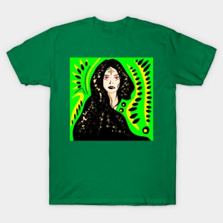 magical witch in trance mandala ecopop T-Shirt